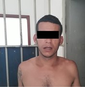 Jovem assalta mercadinho e faz clientes reféns em São Miguel dos Campos