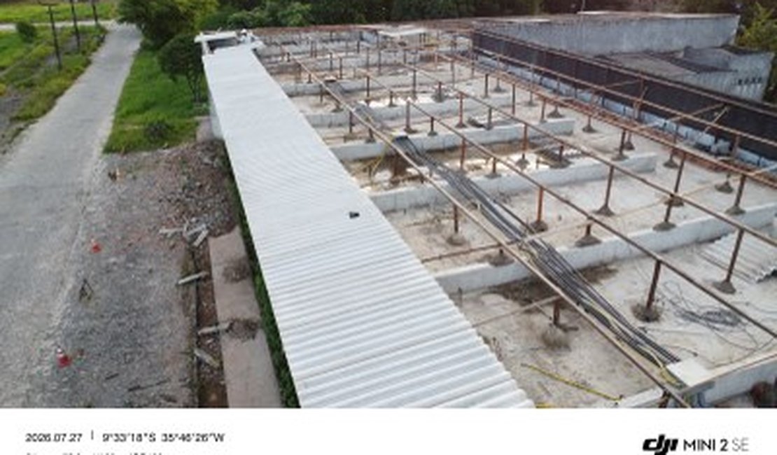 Após acidente, Ufal inicia obras para recuperar bloco do Instituto de Matemática