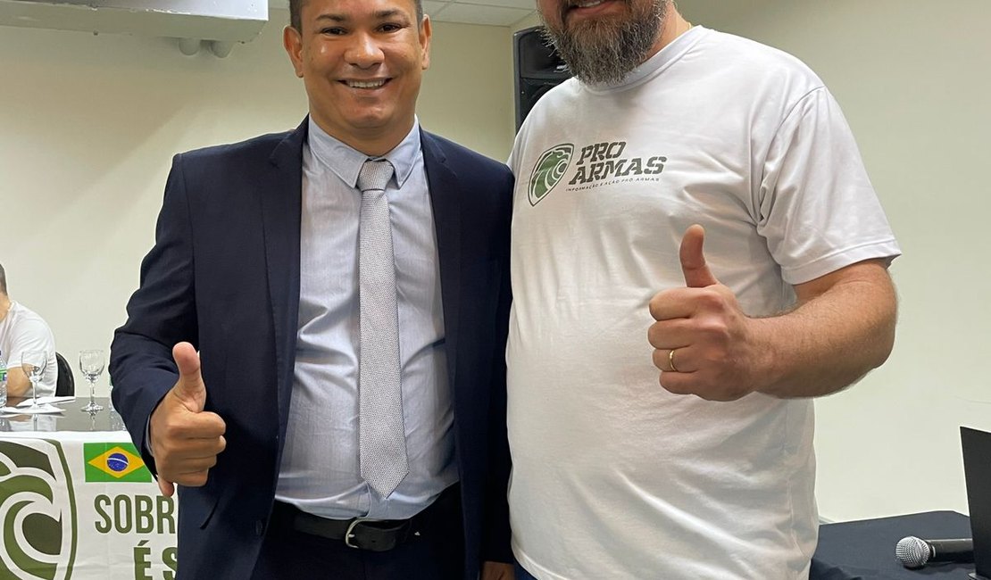 Flávio Moreno recebe apoio do Pro Armas