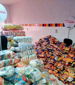 Campanha arrecada 5,5 toneladas de produtos para famílias afetadas pela pandemia
