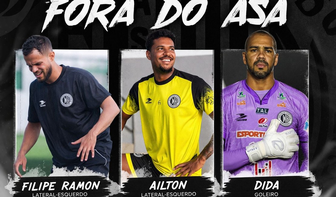 ASA define saídas e três jogadores não permanecem no elenco para sequência da temporada