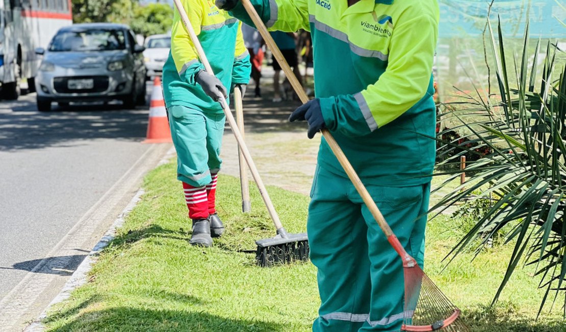 Operação Vias Belas: serviços de limpeza embelezam principais avenidas da capital