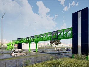 Instalação de passarela fecha trecho da Av. Durval de Góes Monteiro neste domingo (7)