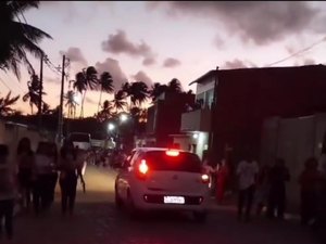 [Vídeo] Duas pessoas ficam feridas em atentado durante procissão da padroeira de Coruripe