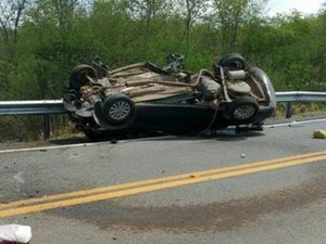 Alagoano morre e filhas ficam feridas em acidente na PB