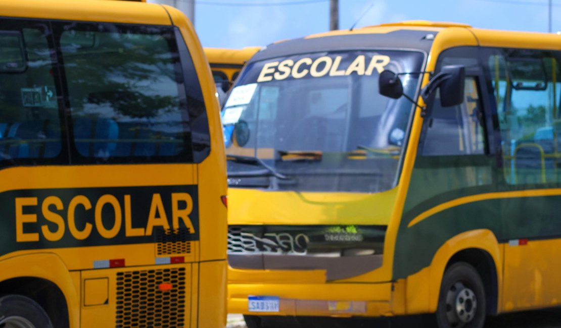 Detran/AL proíbe renovação de licenciamento para transporte escolar com mais de 15 anos