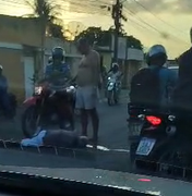 Ciclista é atingido por carro e fica ferido no bairro Boa Vista