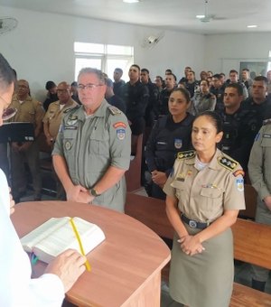Missa celebra 8 anos da criação do Pelotão de Policiamento Montado do 3º BPM em Arapiraca