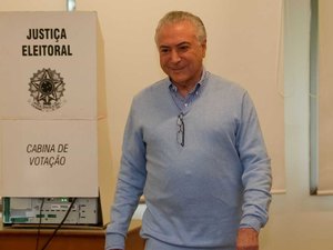 'Poder não será do Bolsonaro nem do Haddad', diz Temer após votar