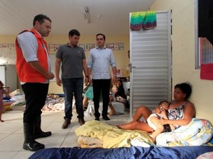 Número de desabrigados por causa de chuvas em Alagoas deve diminuir