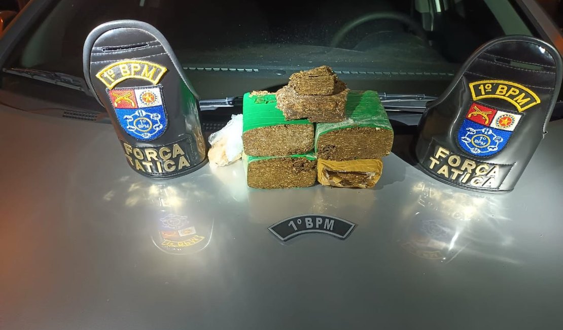 Motorista é preso com quase 2kg de drogas no Feitosa