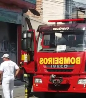 Princípio de incêndio atinge açougue no município de União dos Palmares