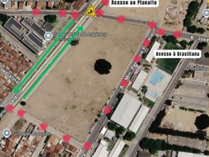 Obras do VLT interditam cruzamento no bairro Brasiliana a partir desta quinta (30)