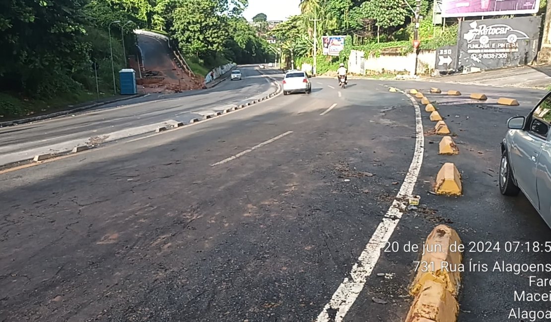 Trecho da Avenida Afrânio Lages é liberado após obra na rede de drenagem