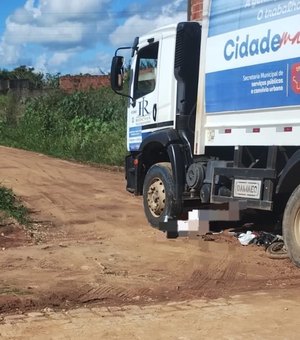 Motociclista morre após acidente com caminhão de coleta de lixo em Palmeira dos Índios