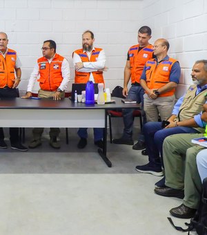 Defesa Civil estadual realiza reunião com técnicos para reavaliar situação da mina 18