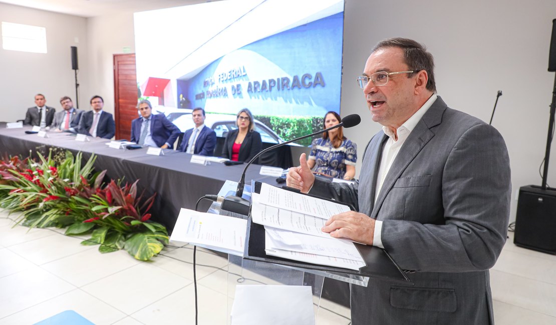 Luciano Barbosa destaca a garantia de direitos com a interiorização da Justiça Federal em Arapiraca