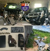 Polícia flagra desmanche de veículos roubados em Pão de Açucar