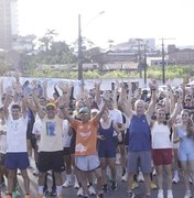 Treino coletivo prepara atletas para a 1ª Meia Maratona de Palmeira