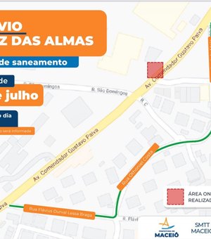 SMTT orienta condutores para trecho em obras na Avenida Gustavo Paiva