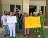 Trabalhadores do Hospital Veredas voltam a protestar após seis meses sem salários
