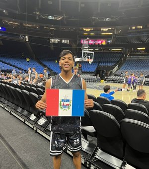 Atleta de Arapiraca faz história no basquete representando Alagoas em Orlando