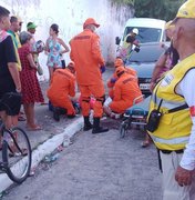 Ronda no Bairro presta socorro à vítima de acidente na Ponta da Terra