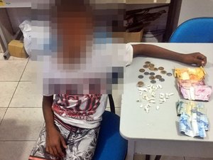 Criança de 10 anos é apreendida com drogas em São Miguel dos Campos 