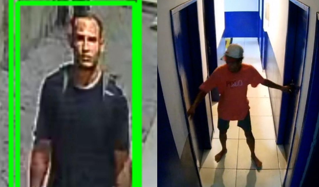 Polícia Civil divulga imagens para identificar suspeitos de furtos, em Maceió