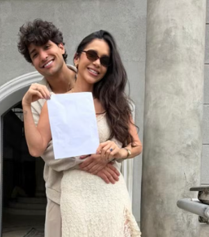 Ex-BBB Gizelly Bicalho celebra união com Cauê Fantin às escondidas