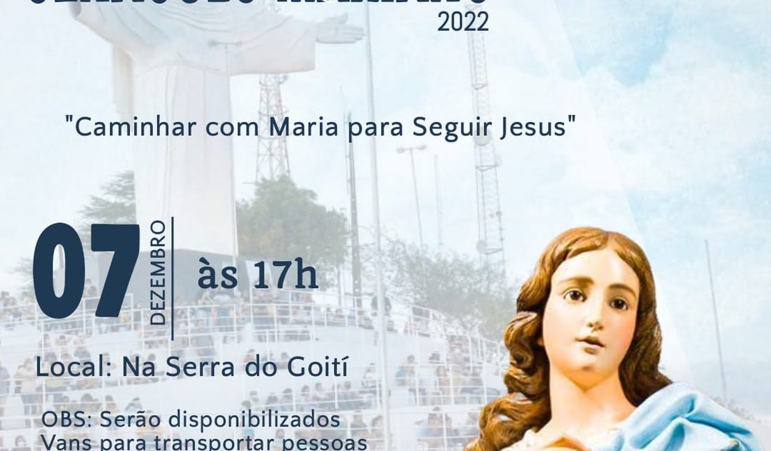 Abertura do Cenáculo Mariano 2022 será na quarta (7)