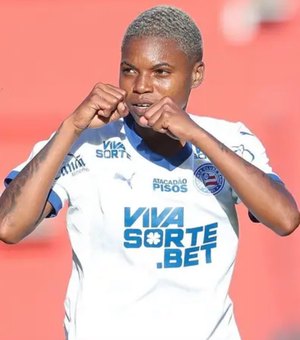 Corinthians anuncia Rhaizza, atacante destaque do Bahia