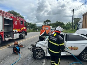 Taxista morre após batida com caminhão no Tabuleiro