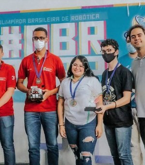 Equipe do Ifal Palmeira é medalhista em Olimpíada Brasileira de Robótica