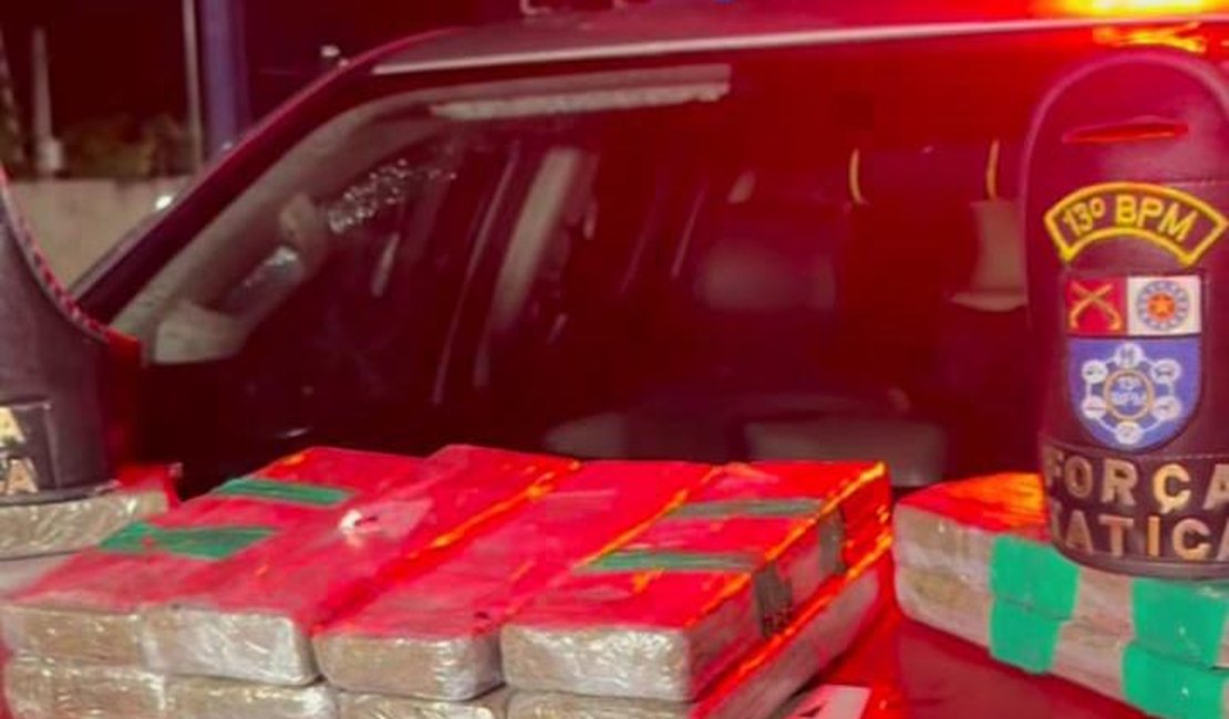 Passageiro vindo de SP é preso em Maceió com mais de 10 kg de maconha na mala