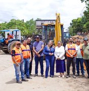 Prefeita acompanha fase final das obras da Avenida Norte/Sul, em Palmeira dos Índios