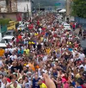 Renan Filho é recebido por 10 mil pessoas em União dos Palmares
