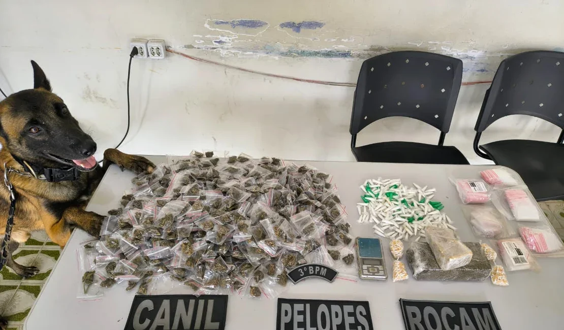 Homens são presos suspeitos de tráfico de entorpecentes em Arapiraca