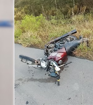Homem morre após cair de motocicleta em trecho da AL-220