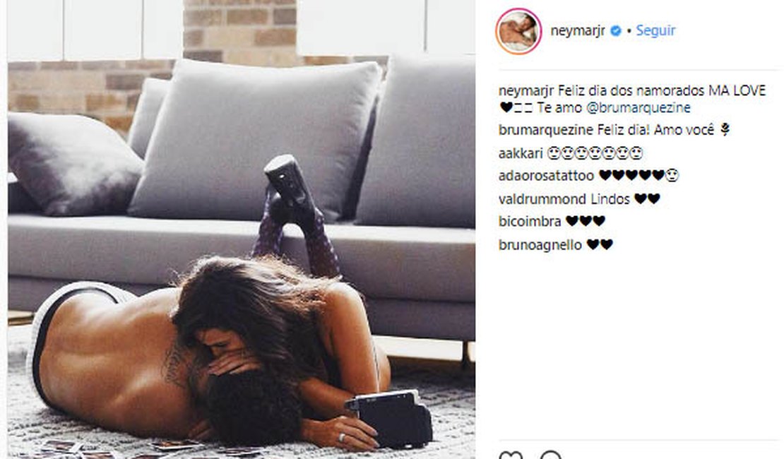 Campanha C A Dia Dos Namorados 2018 Neymar Se Declara Para Bruna Marquezine No Dia Dos Namorados 7segundos Maceio