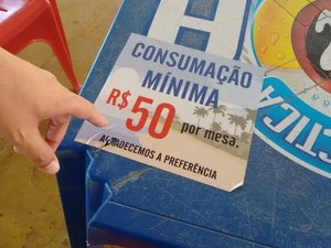 Proposta tenta proibir consumação mínima em bares e casas noturnas