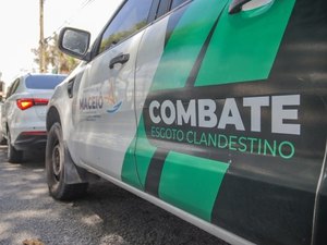 Operação identifica ligação irregular que despejava cerca de 20 mil litros de esgoto na Ponta Verde