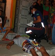 Colisão entre moto e ônibus deixa casal ferido em São Miguel dos Campos