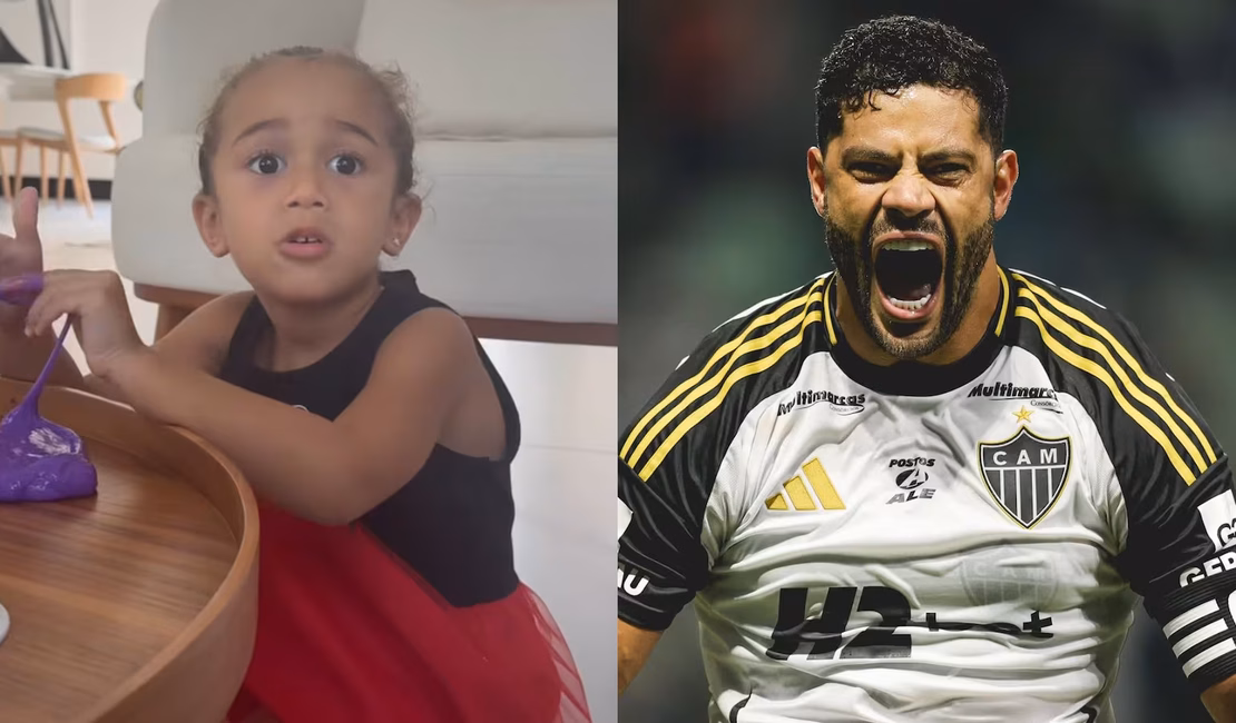 Filha de Karoline Lima e Militão confunde jogador Hulk com herói da Marvel e se desespera