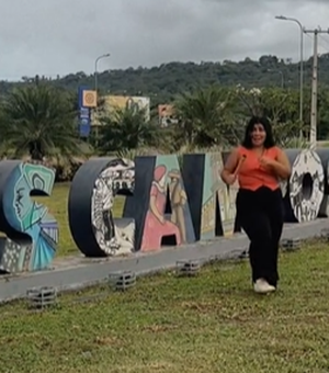 Blogueira viraliza ao usar trend para denunciar situação das vias em São Miguel dos Campos