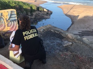 PF realiza trabalho pericial na orla de Maceió