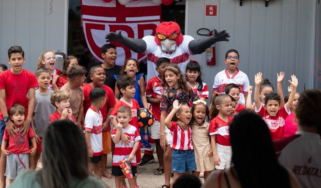 CRB celebra Mês das Crianças com evento especial no CT Ninho do Galo