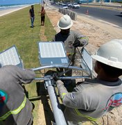 Primeiro trecho da nova iluminação na orla do Pontal será ligado nesta quarta-feira (16)