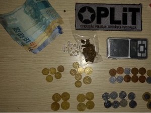 Jovem é detido com maconha, crack e balança precisão na Pajuçara