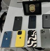 Polícia recupera 17 celulares furtados em casa de festas em Maceió